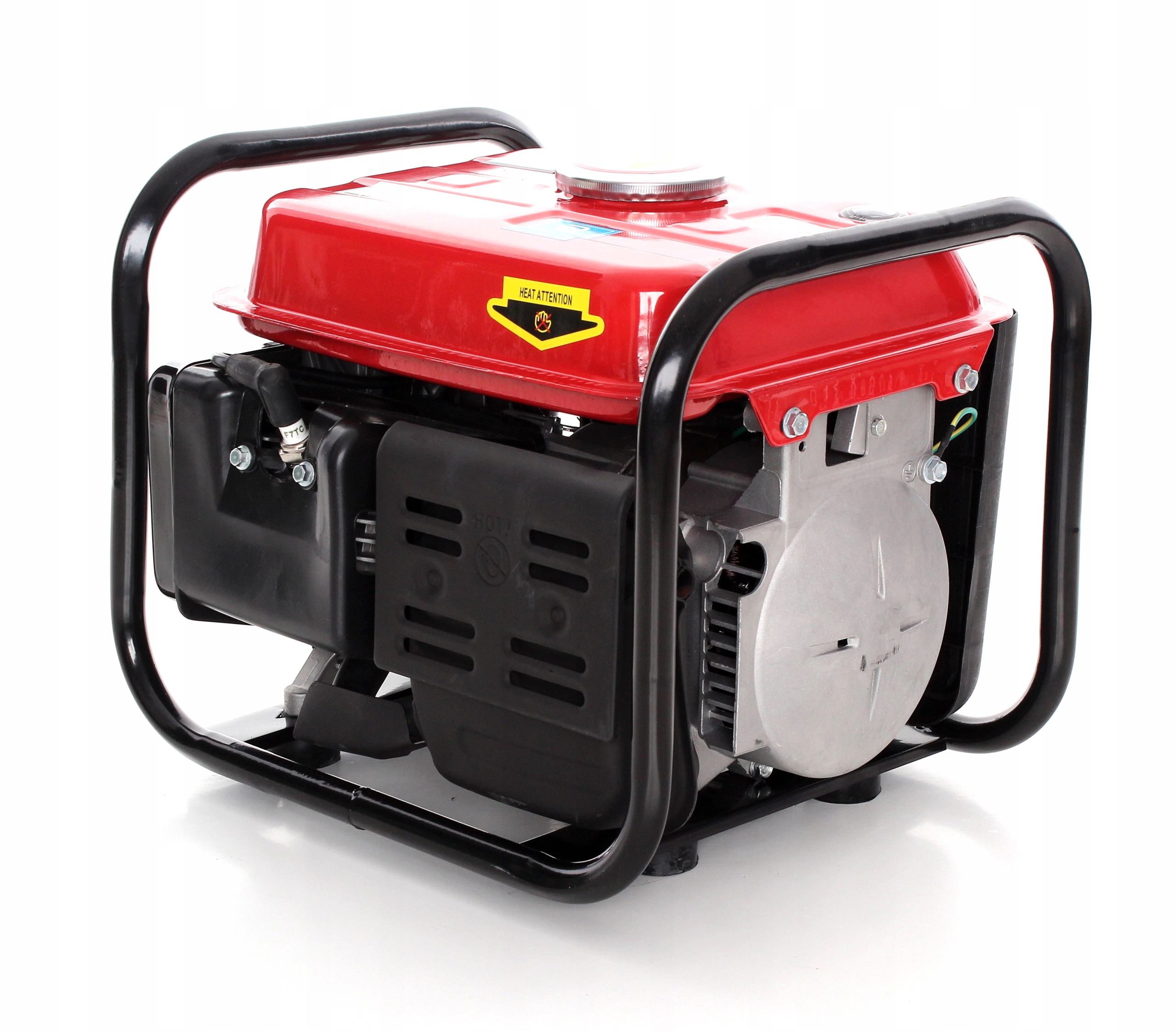 AGREGAT PRĄDOTWÓRCZY JEDNOFAZOWY 1200W GENERATOR PRĄDU PRZENOŚNY BENZYNA Rozruch ręczny