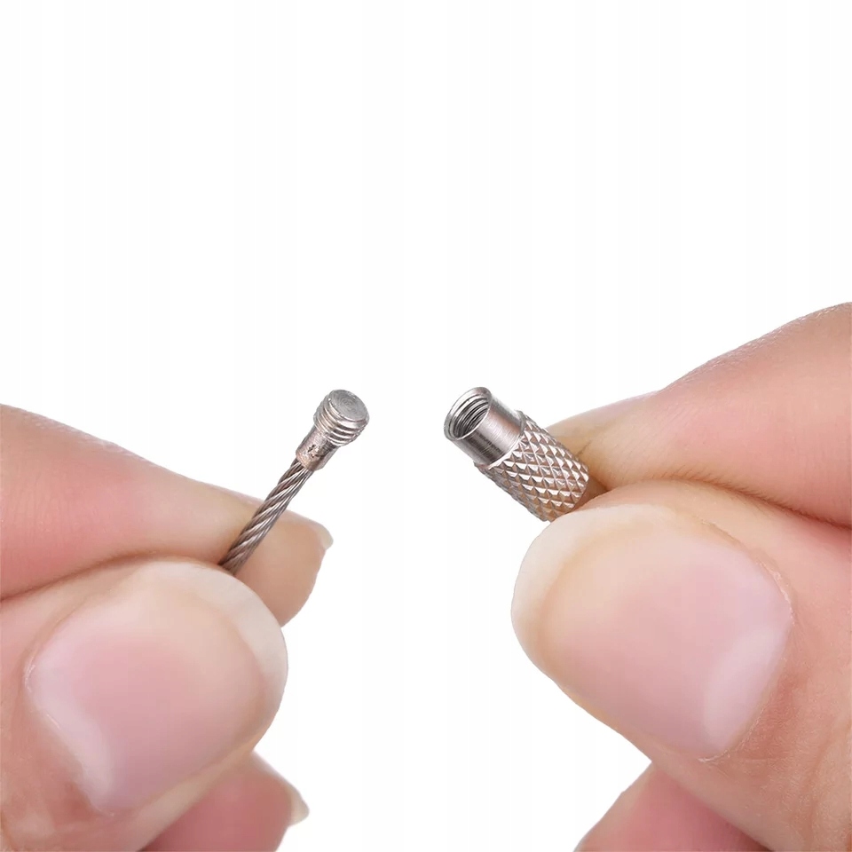 Linka stalowa do breloków i zawieszek Materiał metalowe