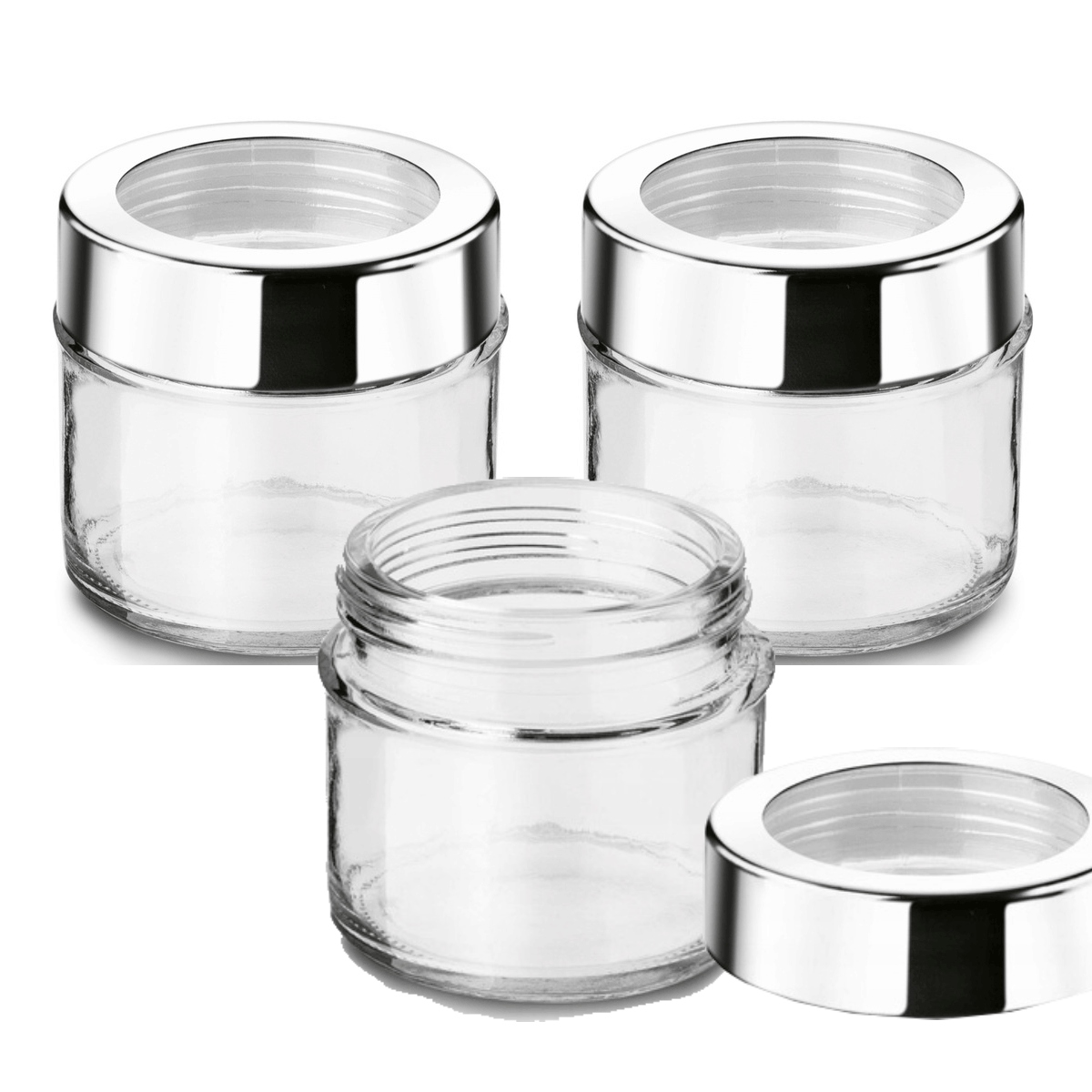

Słoik Pojemnik Szklany Do Przypraw 100ML 3SZT