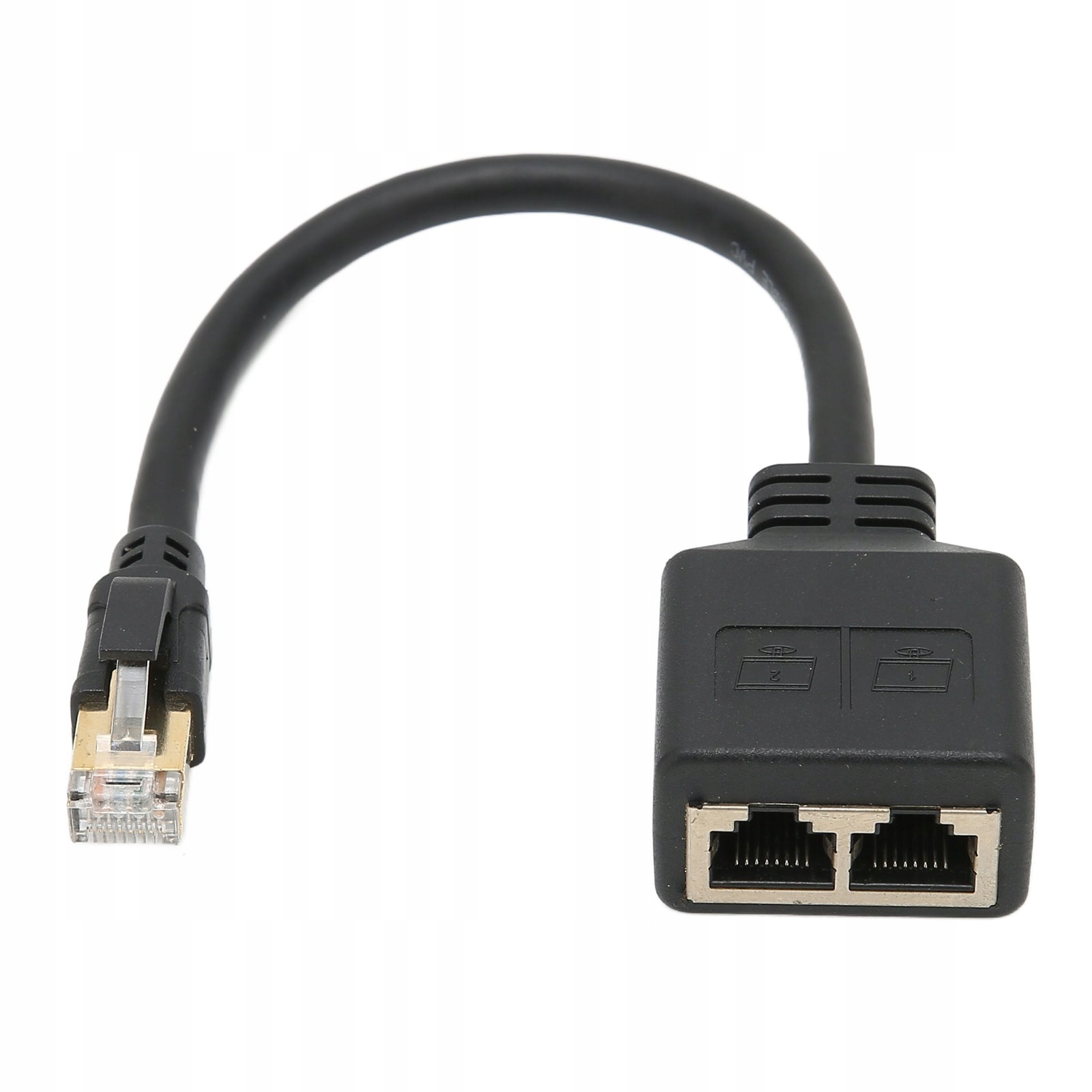 ADAPTER ROZGAŁĘŹNIK 1000MBPS LAN ETHERNET RJ45 2XRJ45 ABEL INTERNETOWY CAT7