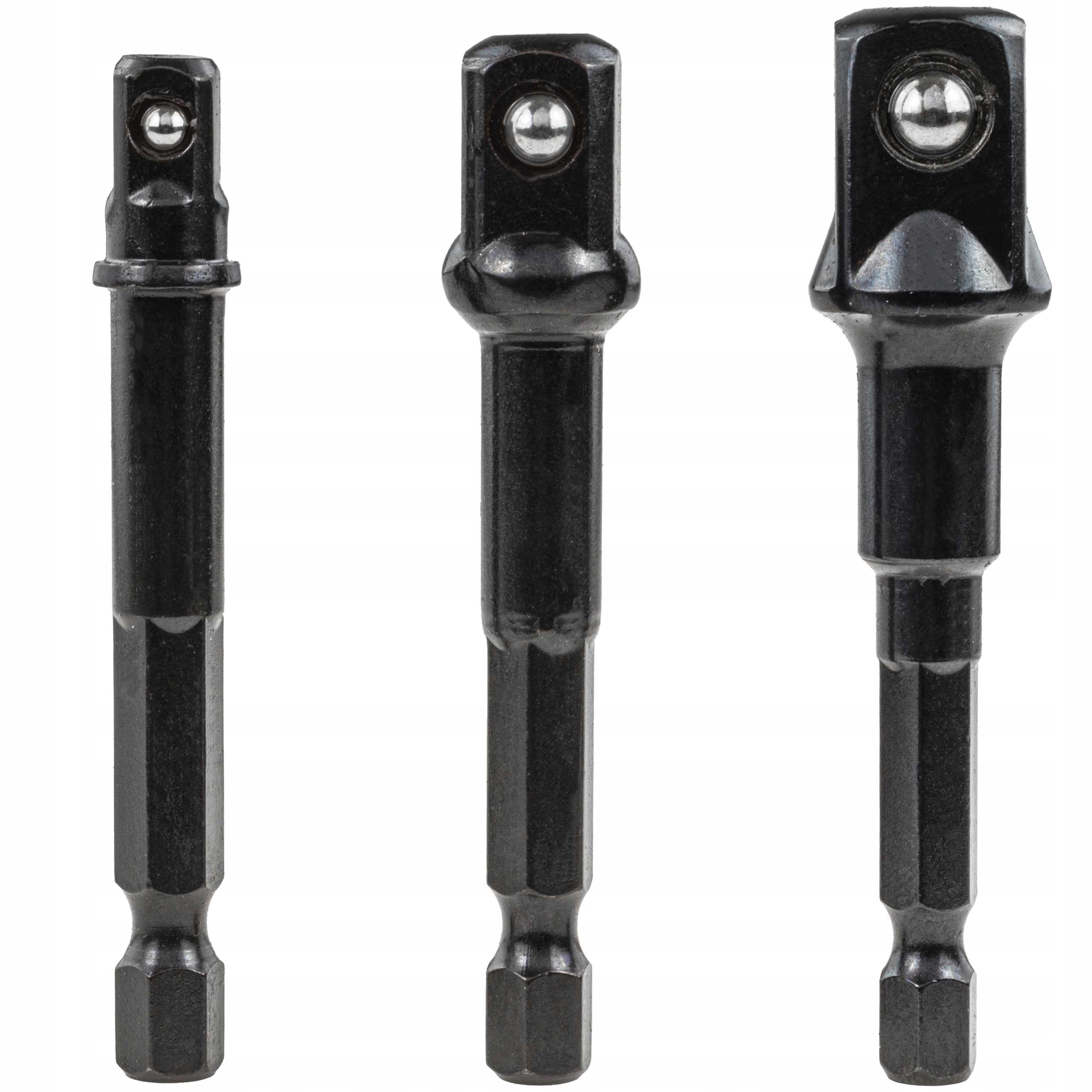 REDUKCJE ADAPTERY DO WKRĘTARKI WIERTARKI NASADKI 1/4 3/8 1/2 WZMOCNIONE 3EL