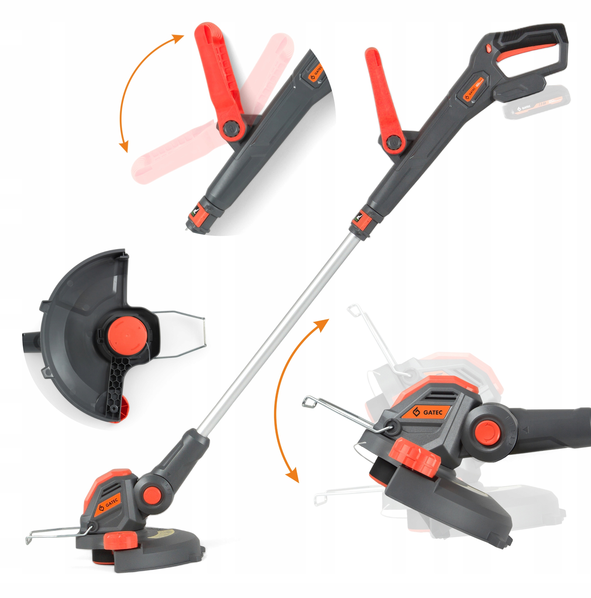 Podkaszarka akumulatorowa, wykaszarka elektryczna 20V żyłkowa 30cm EdgeCut