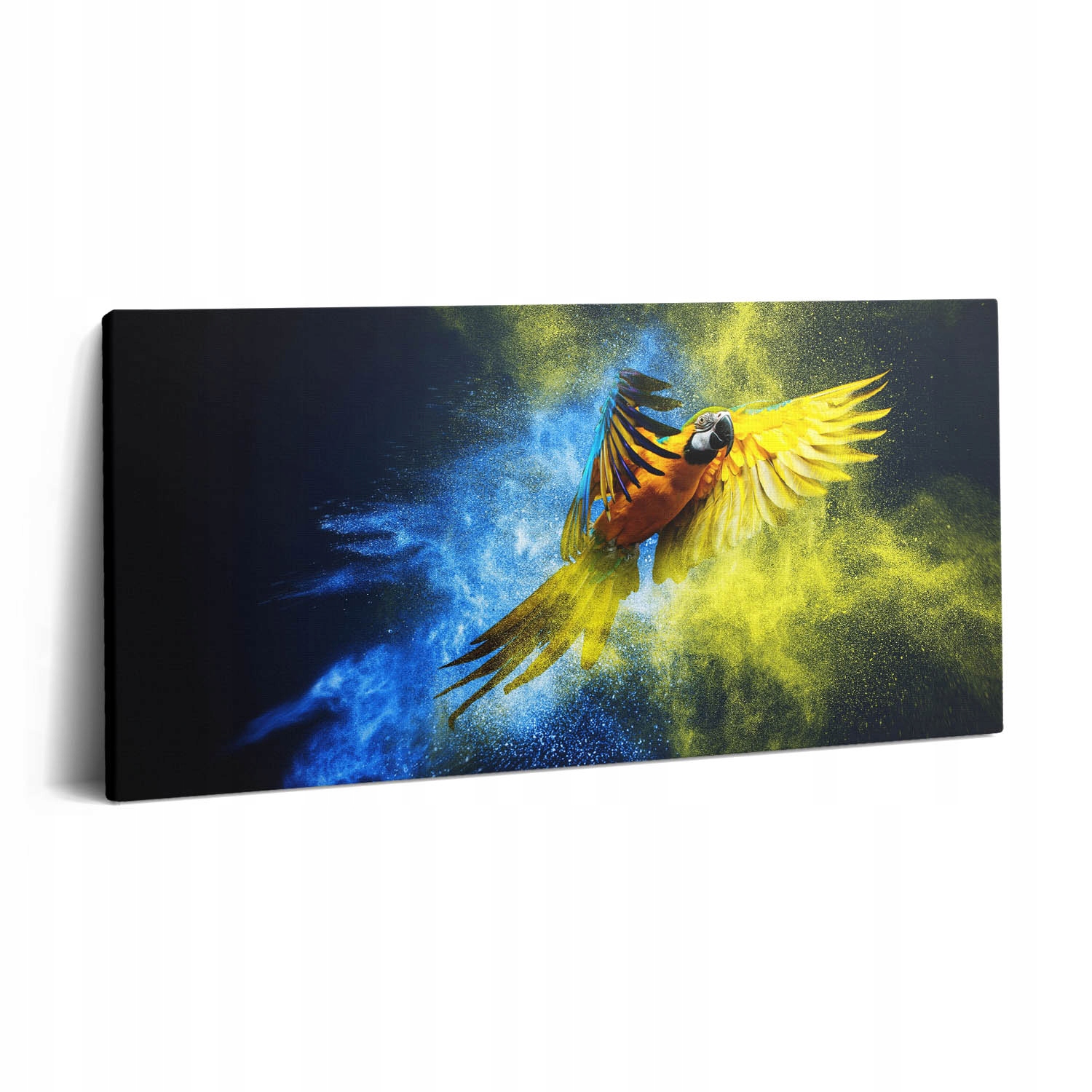 Foto Velký obraz do kuchyně Umělecký barevný papoušek 140x70 cm