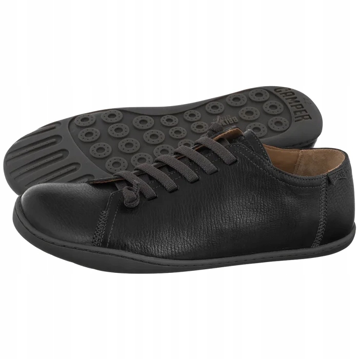 Kožené polobotky Pánské Camper Peu Cami Black 17665-305 Černé