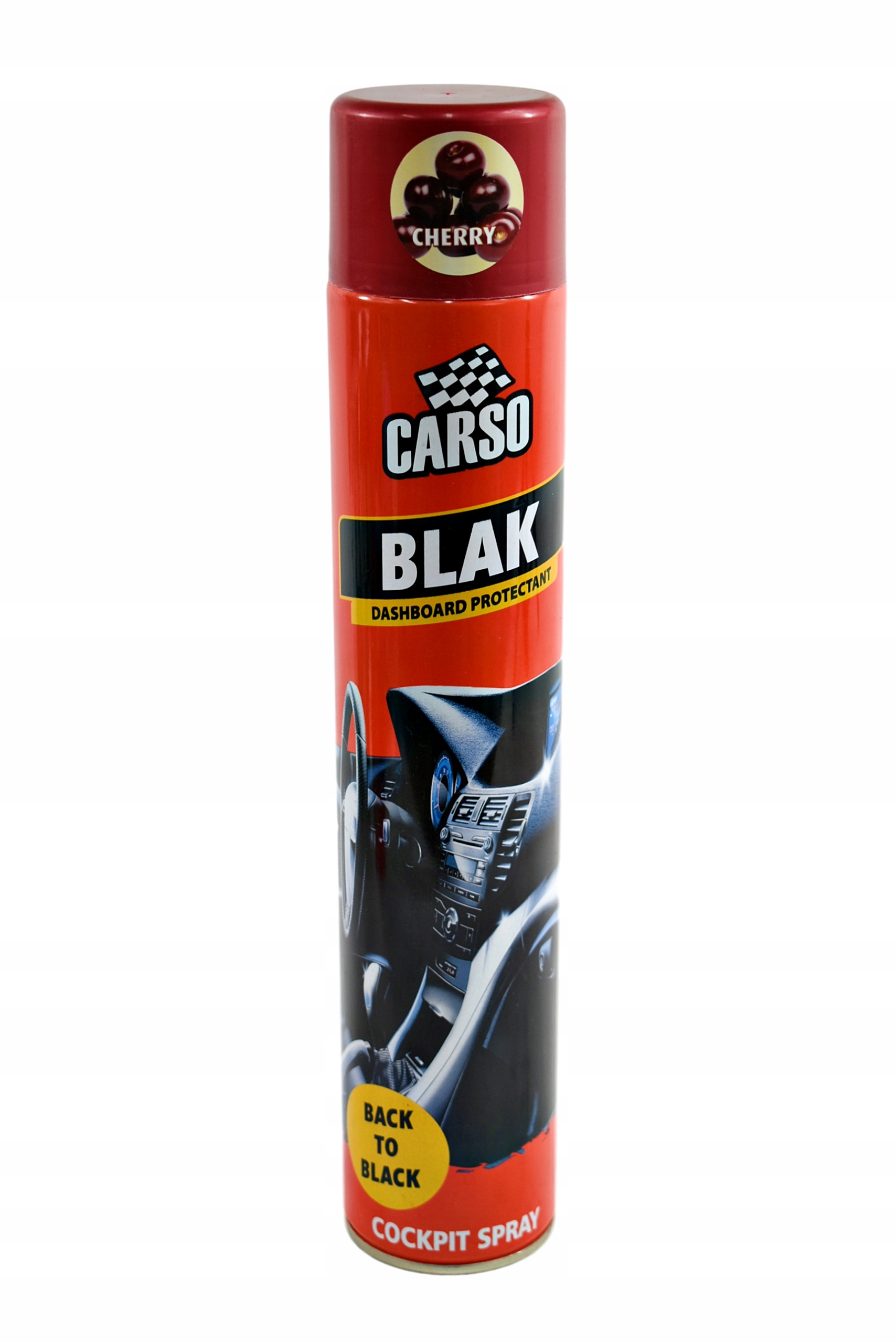 K2 CARSO BLAK PLAK SPRAY DO KOKPITU WIŚNIA 750ML