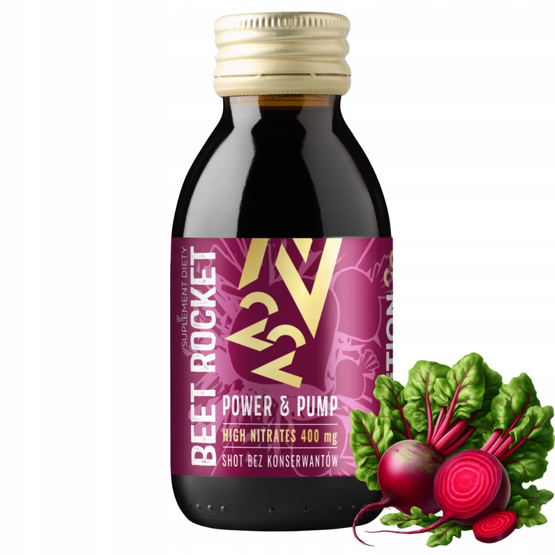 NUTRITION22 Beet Rocket power & pump 100 ml řepná šťáva 400 mg dusičnanů