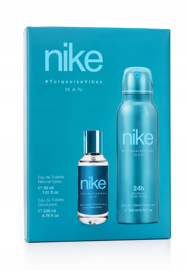 2x Nike Man Turquoise Zestaw Prezentowy Edt Dezodorant Spray