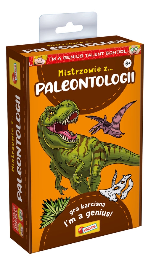Gra karciana Lisciani I'm a genius! Mistrzowie z paleontologii