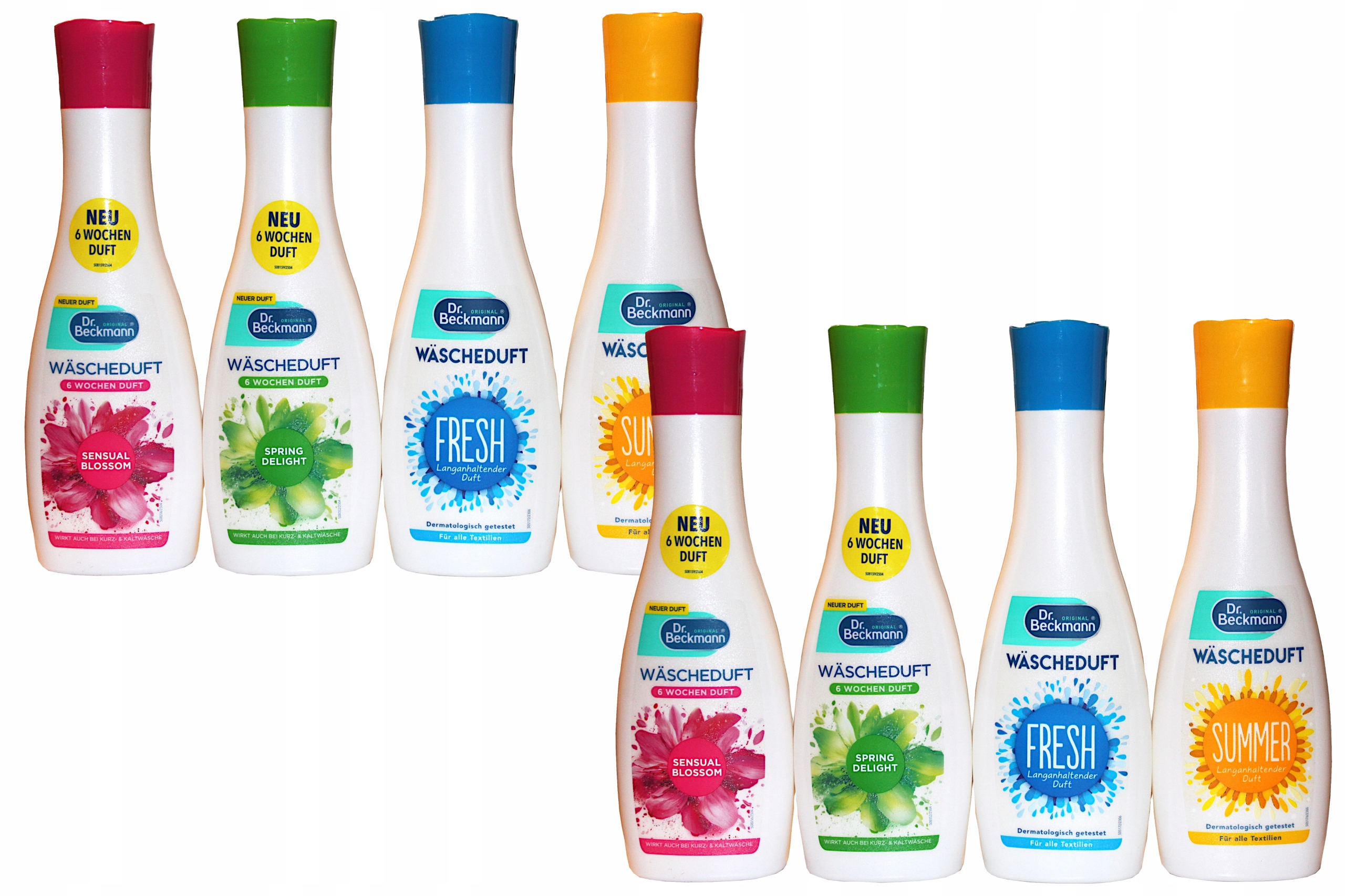 Dr Beckmann Perfumy zapach do suszarki pralki prania Koncentrat 8x250 ml