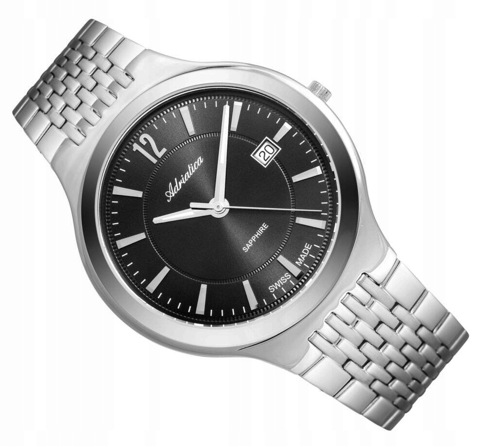 Pánské Hodinky Adriatica Klasické Švýcarské A8296.5157Q S Datumovkou