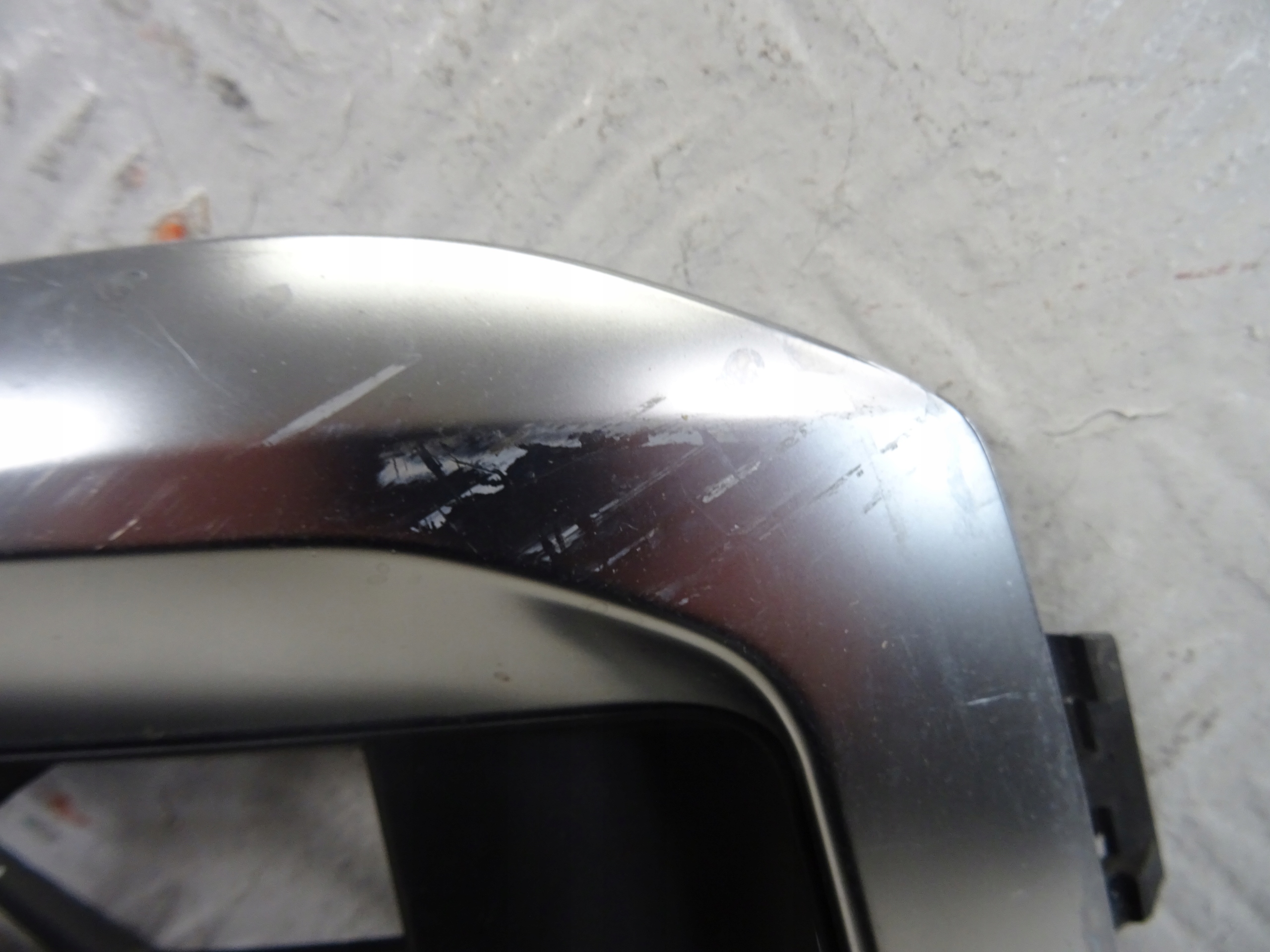 grid of a bumper front front left AUDI A4 B9 LIFT S-LINE