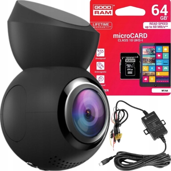 NAVITEL R10 Wideorejestrator rejestrator prędkościomierz GPS smartbox 64GB