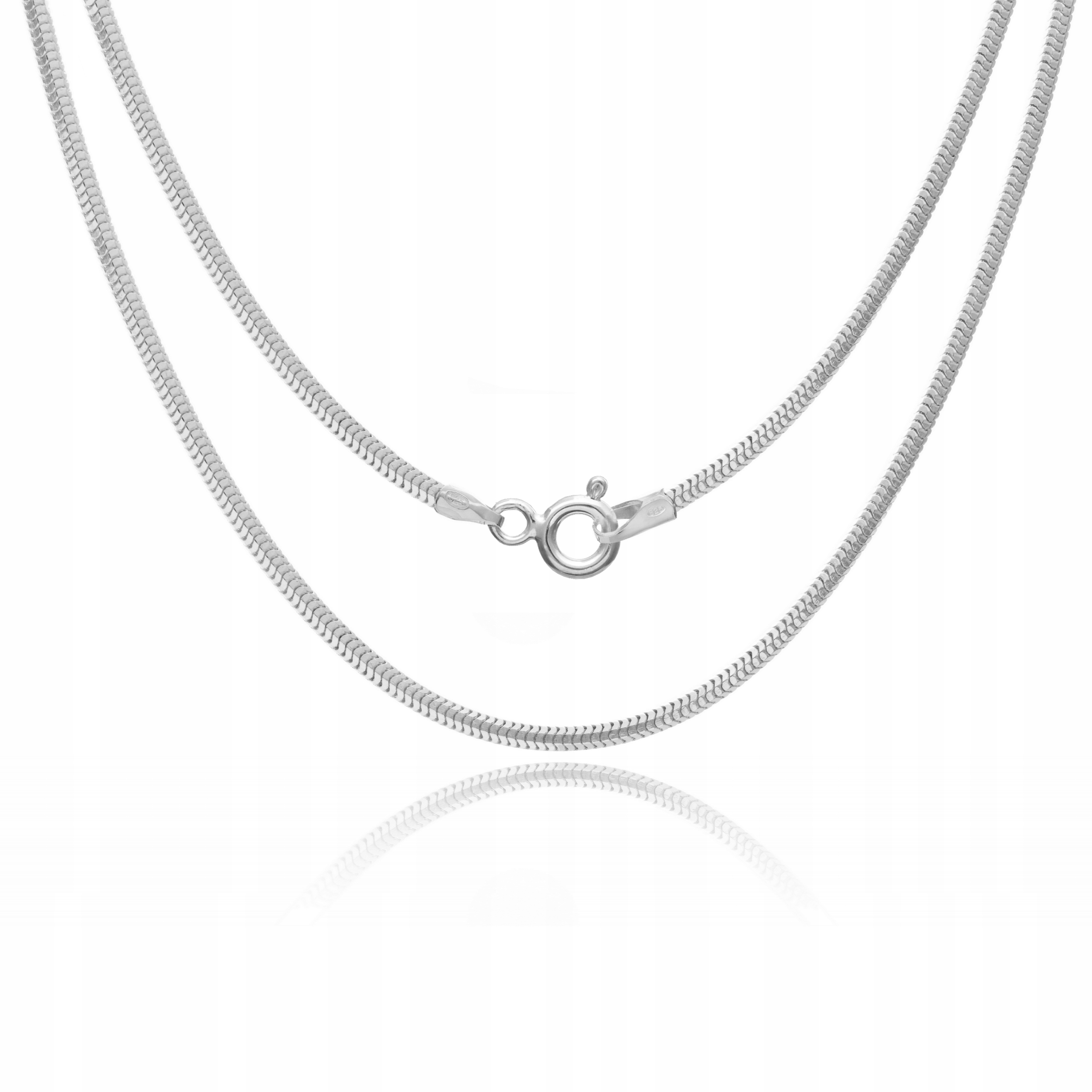 Stříbrná Dámská Italská Zmijka Řetízek 75 CM 1,6 MM