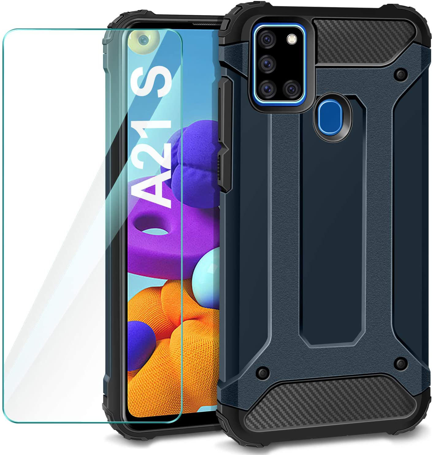 

Etui do Samsung Galaxy A21S Pancerne Armor Szkło