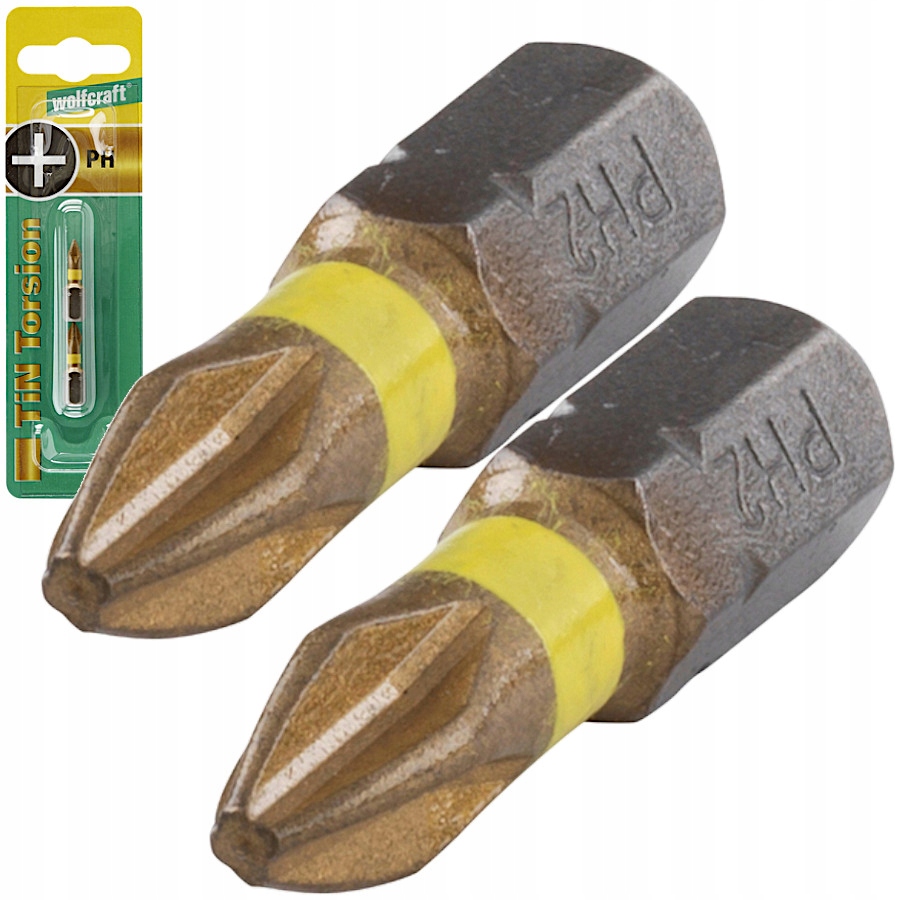

Wolfcraft Bit Philips Końcówka Wkrętarska PH2 25mm