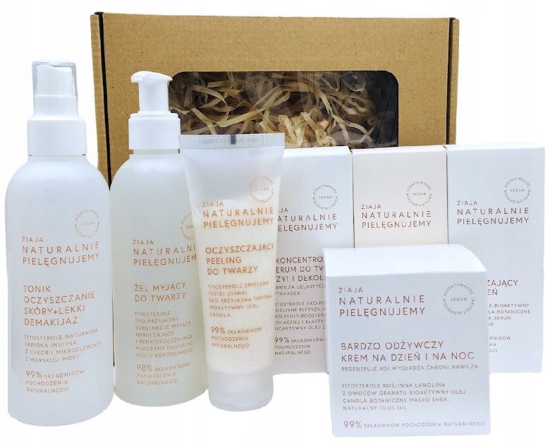 

Ziaja Naturalnie zestaw prezentowy do twarzy