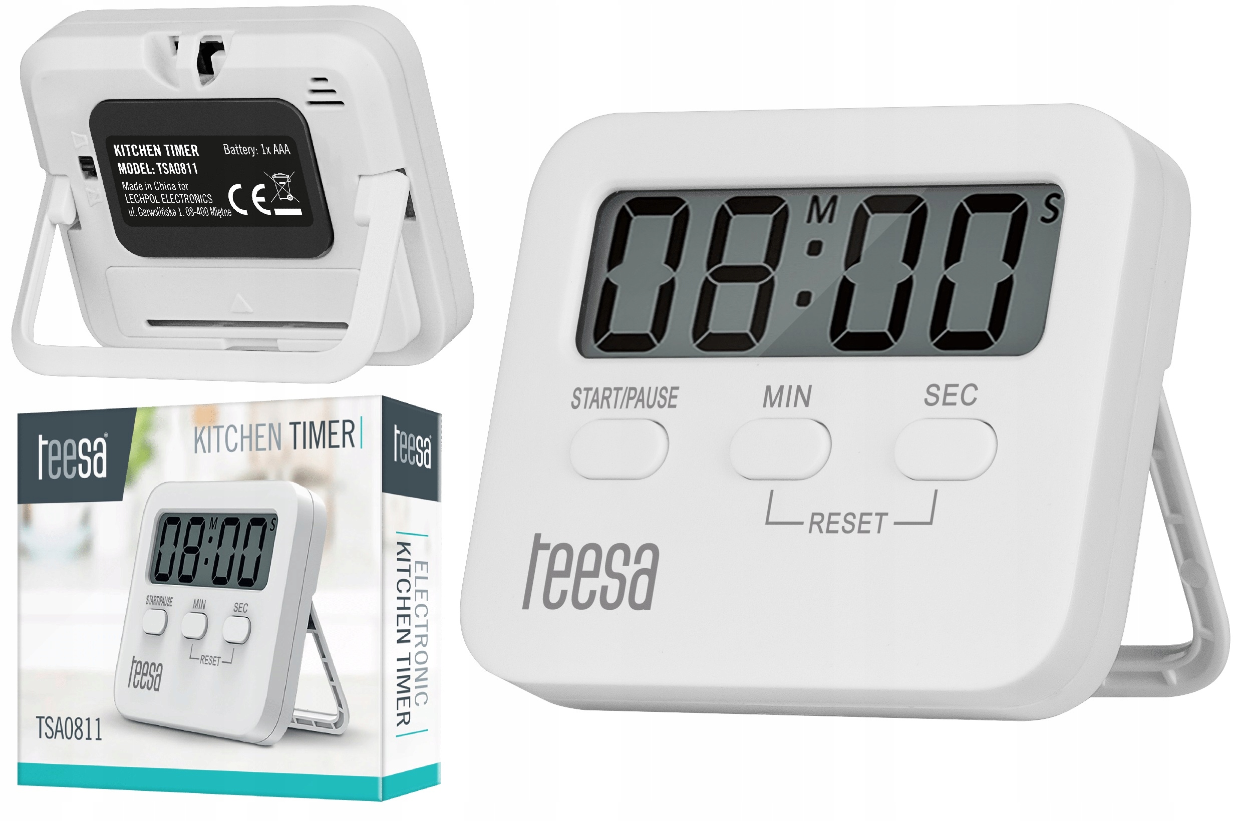 MINUTNIK CYFROWY ELEKTRONICZNY TIMER STOPER MAGNES