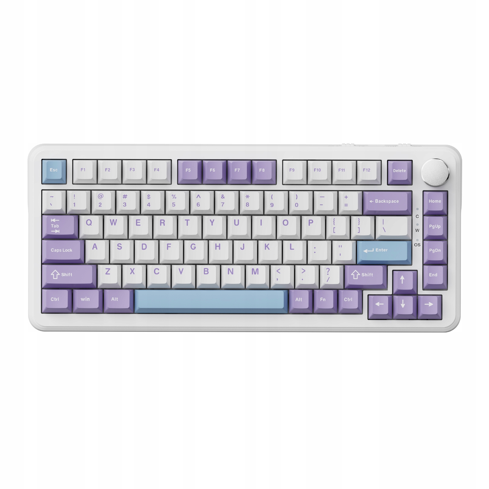 Ajazz AK820MAX 75% magnetický spínač tesnenie drôtová mechanická klávesnica HotSwap