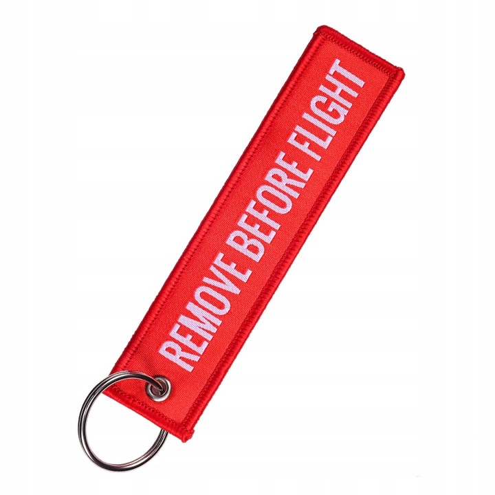 BRELOK DO KLUCZY ZAWIESZKA DO AUTA REMOVE BEFORE FLIGHT