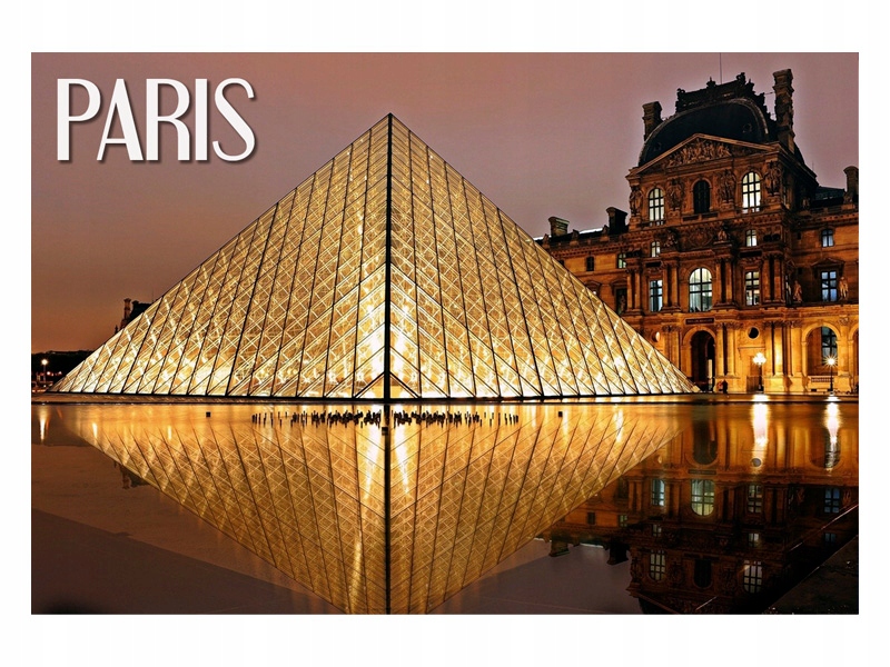 

Paryż Louvre Piramida Magnes na lodówkę
