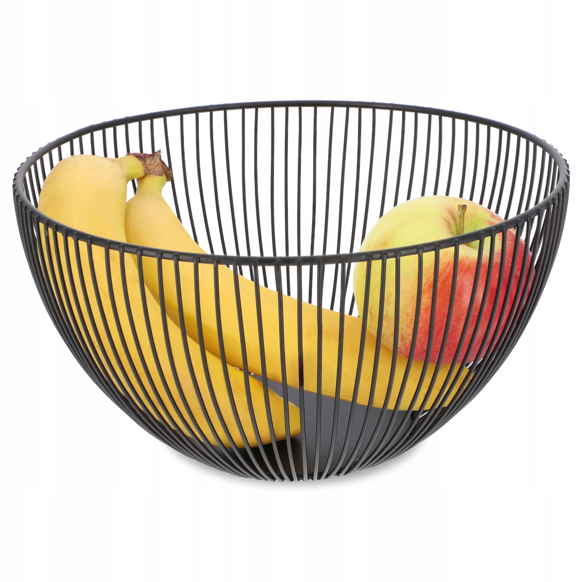 KOSZYK METALOWY MISKA NA OWOCE WARZYWA CZARNY