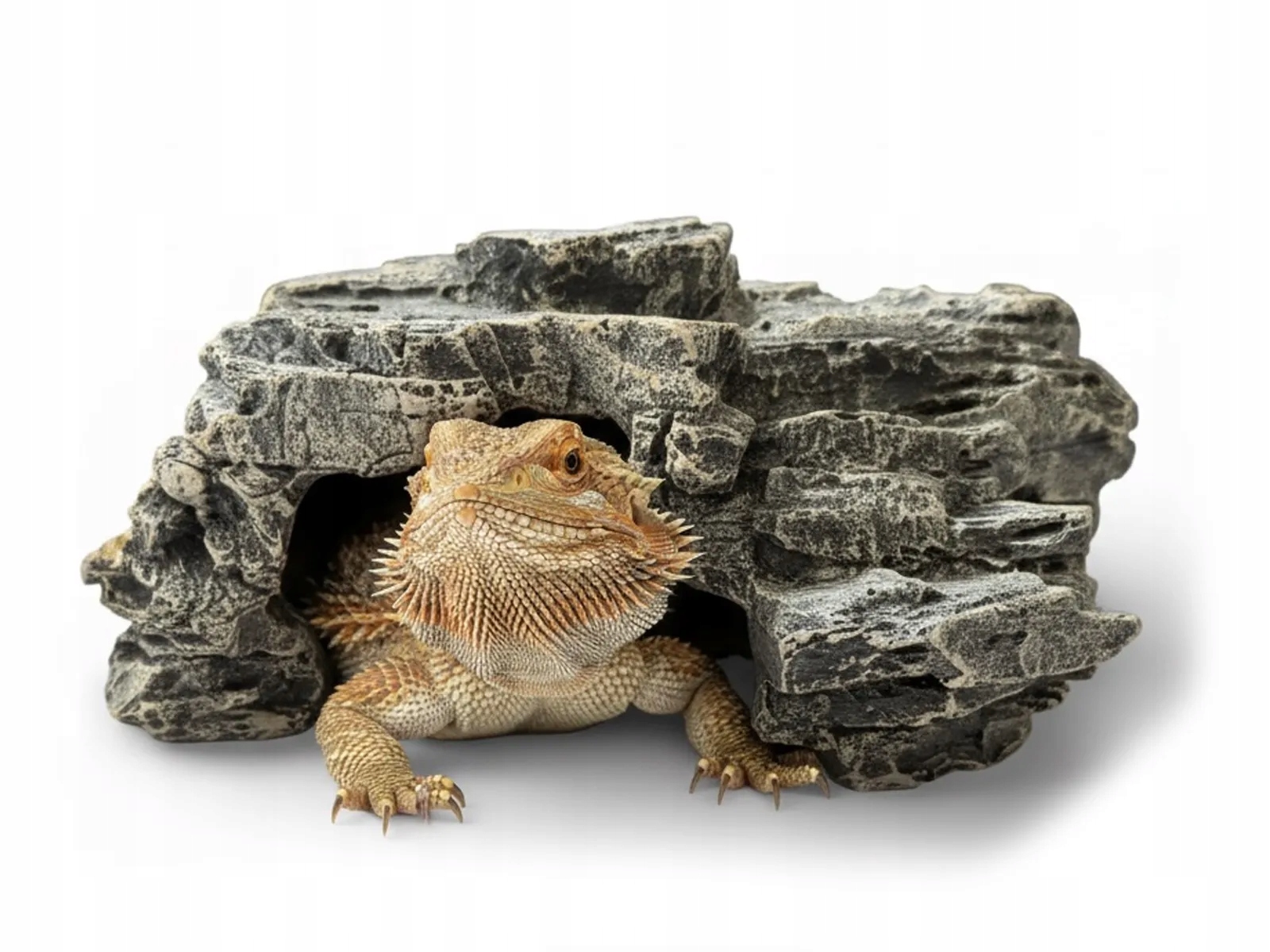 Jeskyně do terária pro plazy Grey Granite Cave L 26,5x18,5x10,5 cm Atd