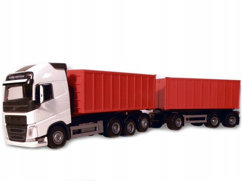 Volvo Fh hákovník bílý s přívěsem Emek 28851