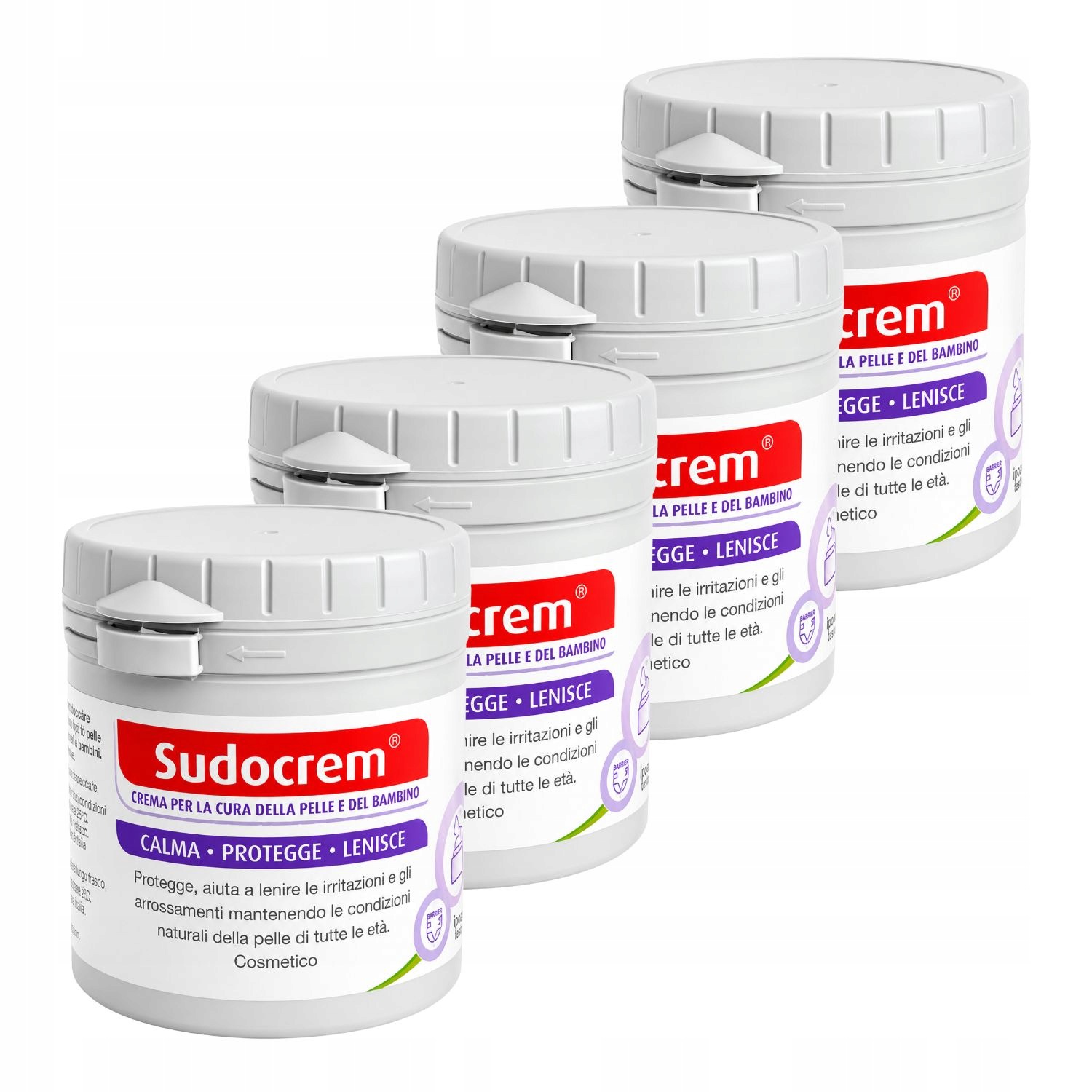 4x125g odleżyny odparzenia podrażnienia krem barierowy Sudocrem cynkiem