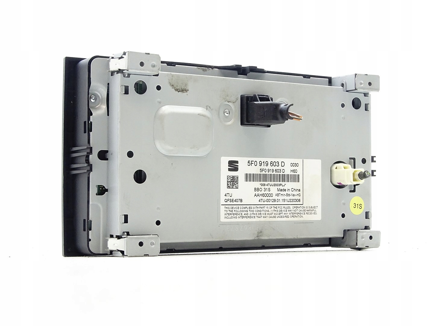 RADIO navigation NAVI EKRAN display SEAT LEON III CUPRA 5F0919603D