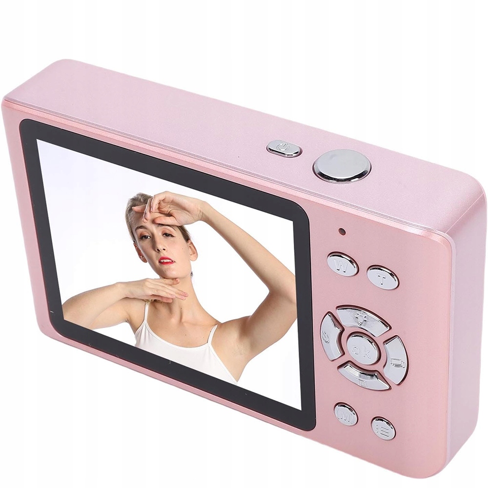 Digitální Fotoaparát 4K 64MP S Displejem Ips Pro Děti Se Samospoušťí