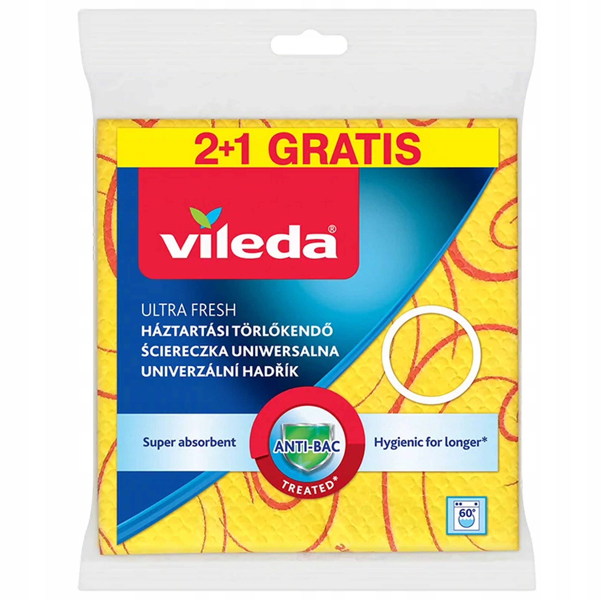 

Vileda Ściereczka Uniwersalna z jonami srebra 2+1