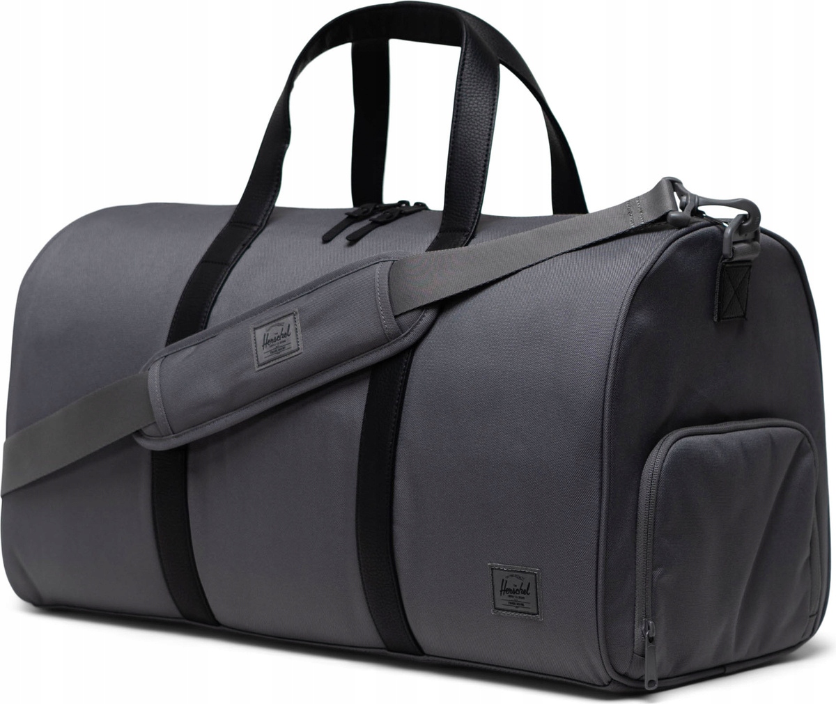 Taška přes rameno Herschel Novel Duffle 43L Šedá