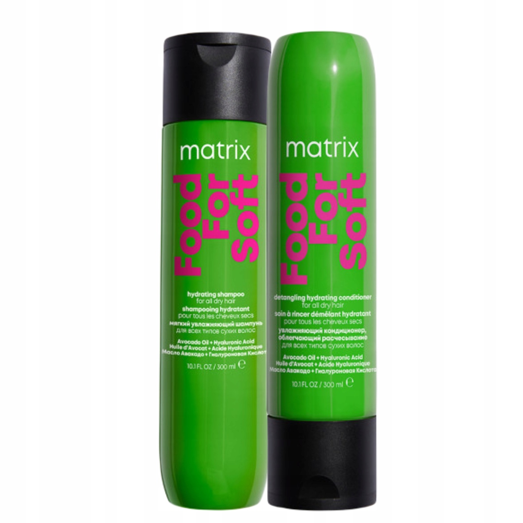 Zestaw Matrix Food For Soft Intensywnie Nawilżający: Szampon 300ml, Odżywka