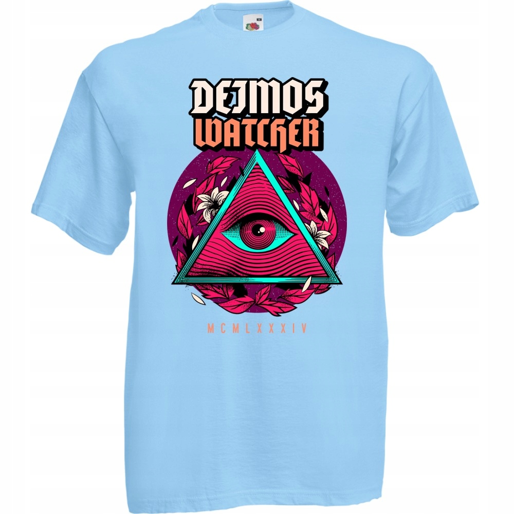 

Koszulka demon watcher oko L błękitna
