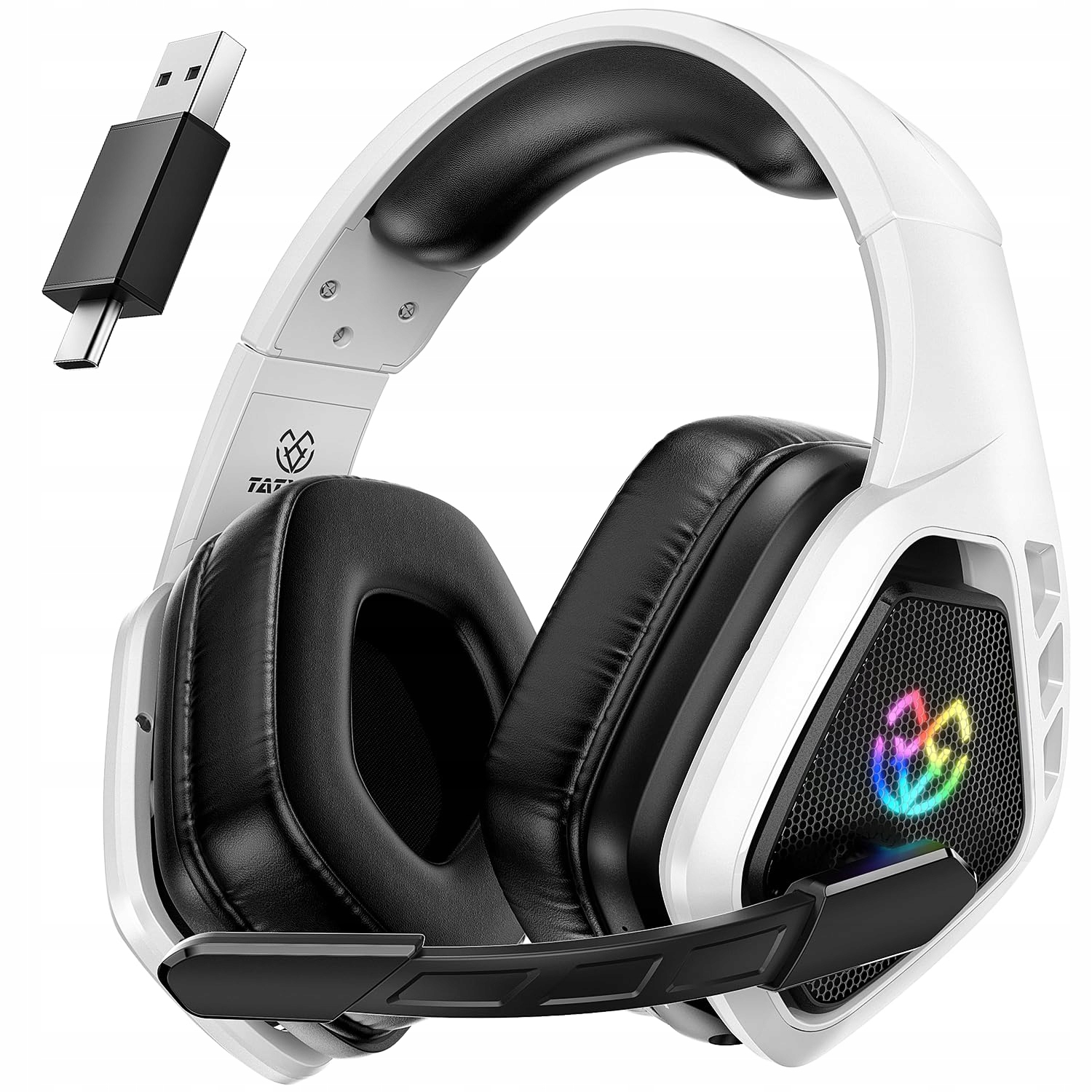 Tatybo Bezprzewodowe Słuchawki Dla PS5 PS4 PC 40H Bateria