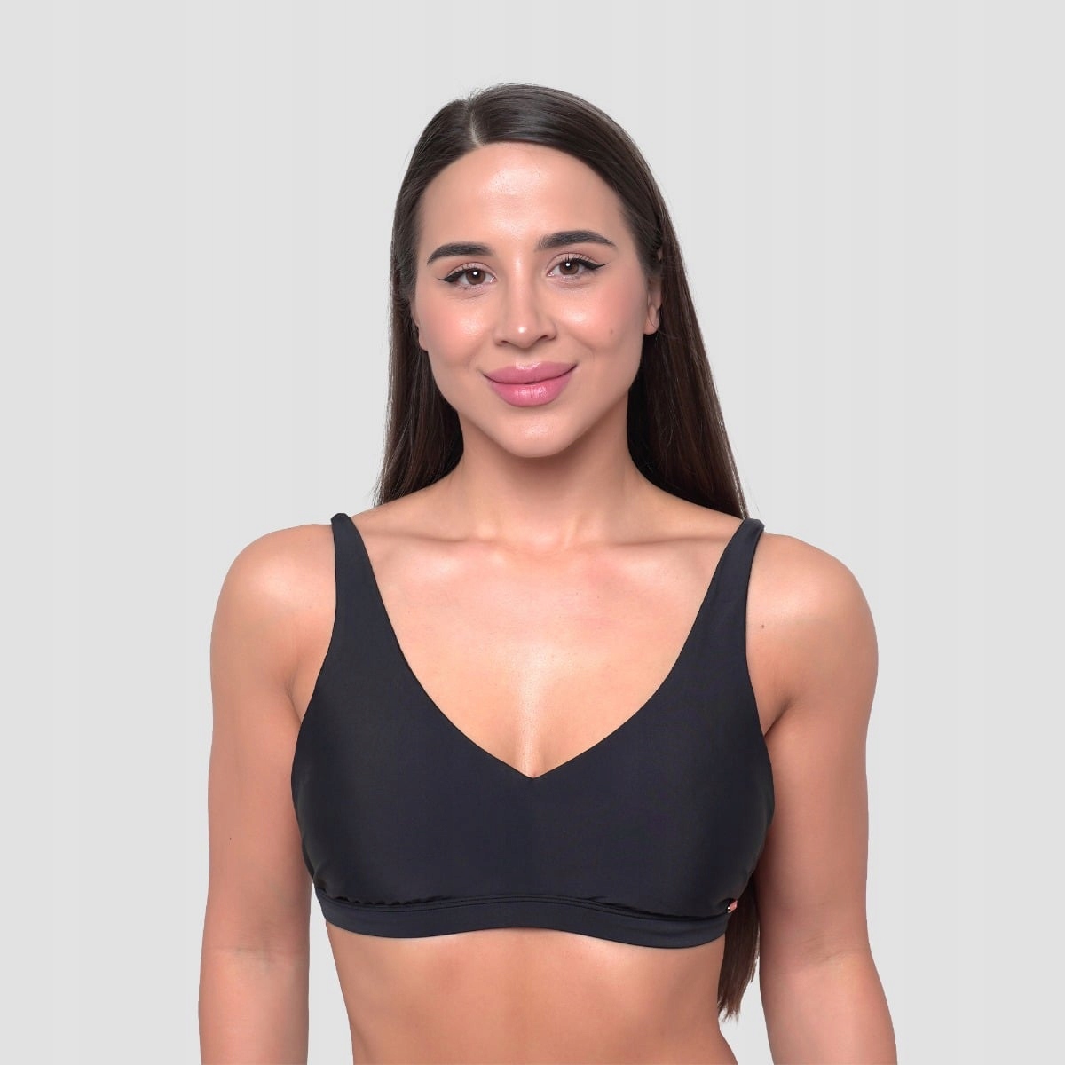 GymBeam Damska sportowa góra od bikini Black XL