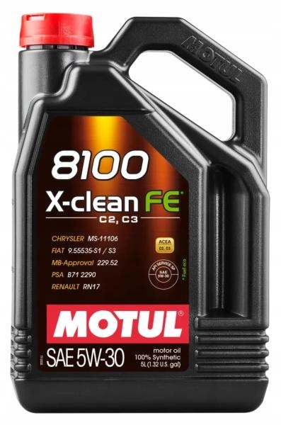 Olej silnikowy Motul 8100 X-Clean Fe 5L 5W-30