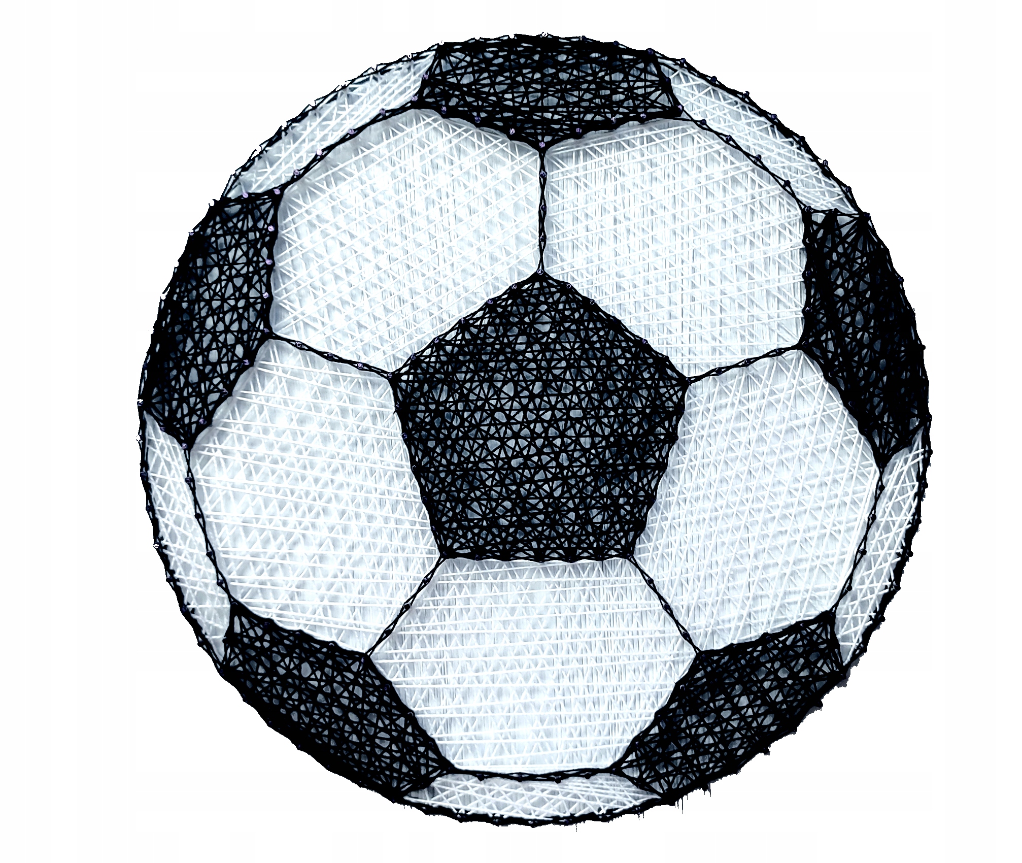 Sada String Art Diy Fotbal Obraz s nití