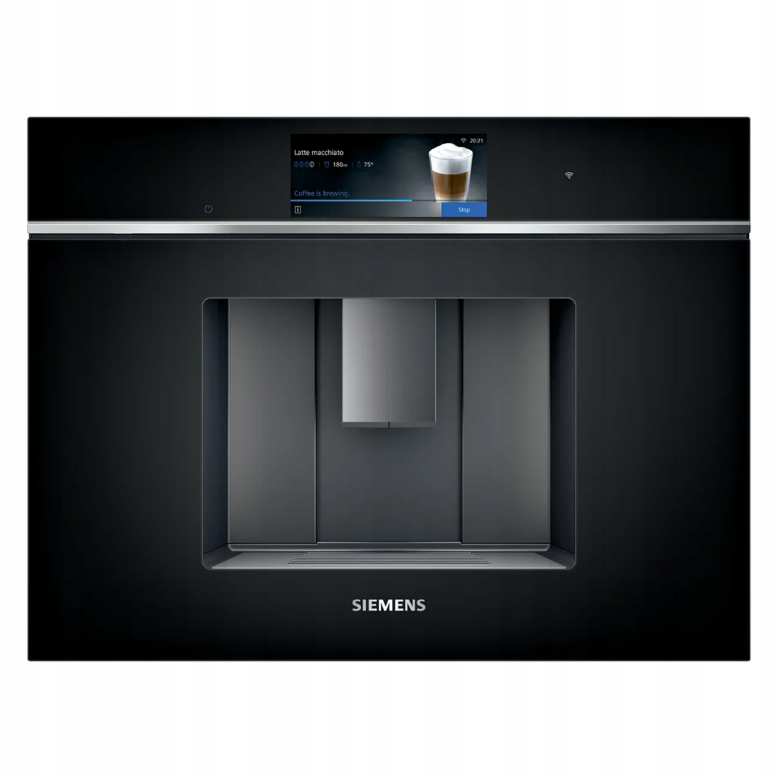 Ekspres do zabudowy Siemens CT718L1B0 Home Connect – automatyczny, czarny