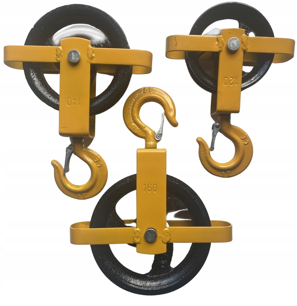 ZBLOCZE BUDOWLANE DO LIN KRĄŻEK BLOCZEK KÓŁKO 140 Typ bloczków pojedynczy