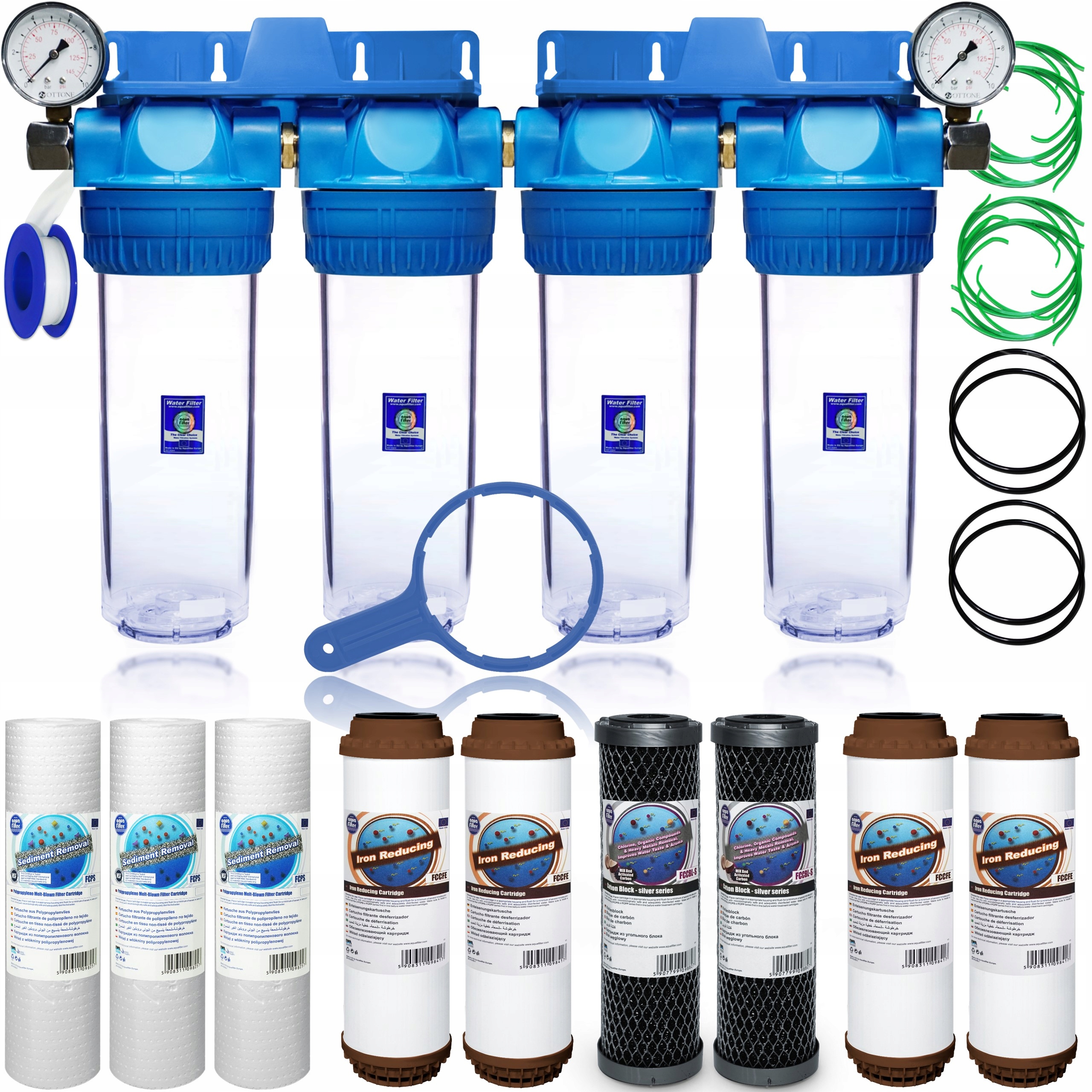 

Filtr Wody Na Cały Dom 4 Stopniowy Odżelaziacz 3/4