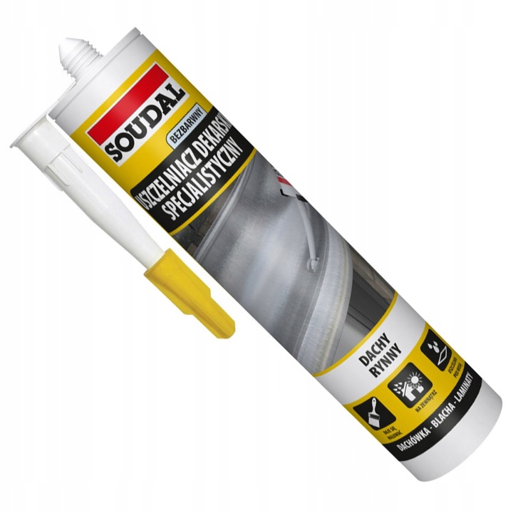 Soudal specjalistyczny uszczelniacz dekarski Bezbarwny-Zdjęcie-0