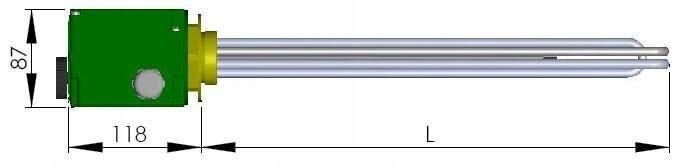 Elektrický modul (topidlo pro výměník) Me 1045 o výkonu 4,5 kW 400 V