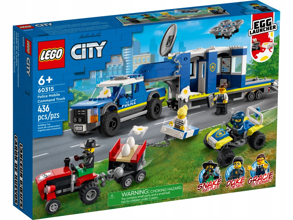 LEGO CITY MOBILNE CENTRUM DOWODZENIA POLICJI 5w1 EAN (GTIN) 8175346348474
