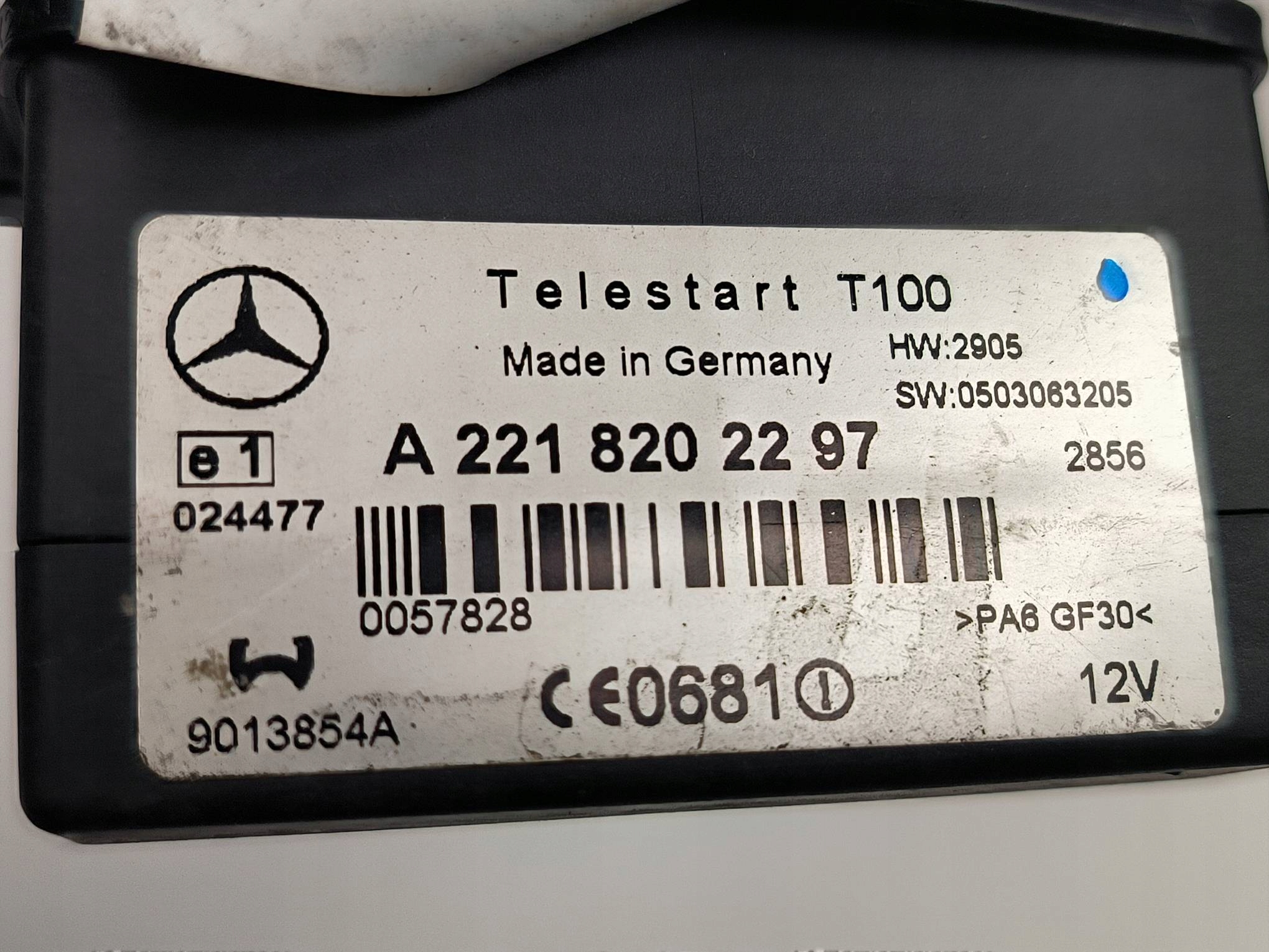 modulo WEBASTO A2218202297 mercedes-BENZ S 420