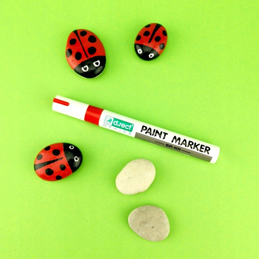 MARKER OLEJOWY CZERWONY okrągły D.Rect SP-101 x 12 Kod producenta ZMK40