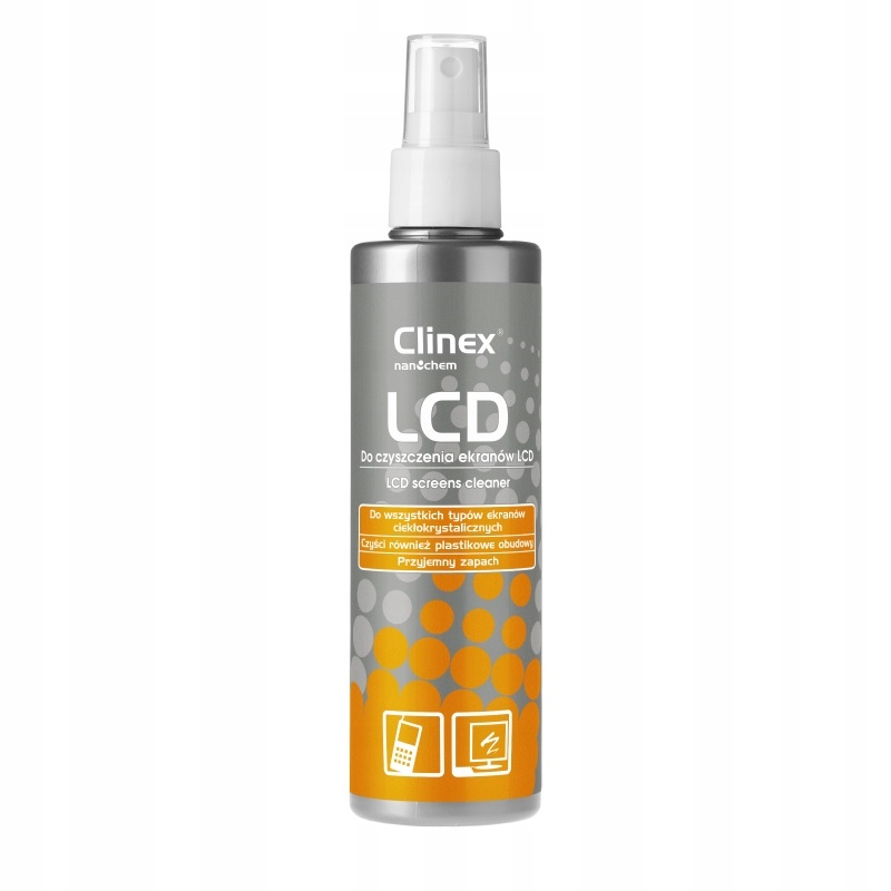 

Płyn do czyszczenia ekranów Clinex LCD 200 ml