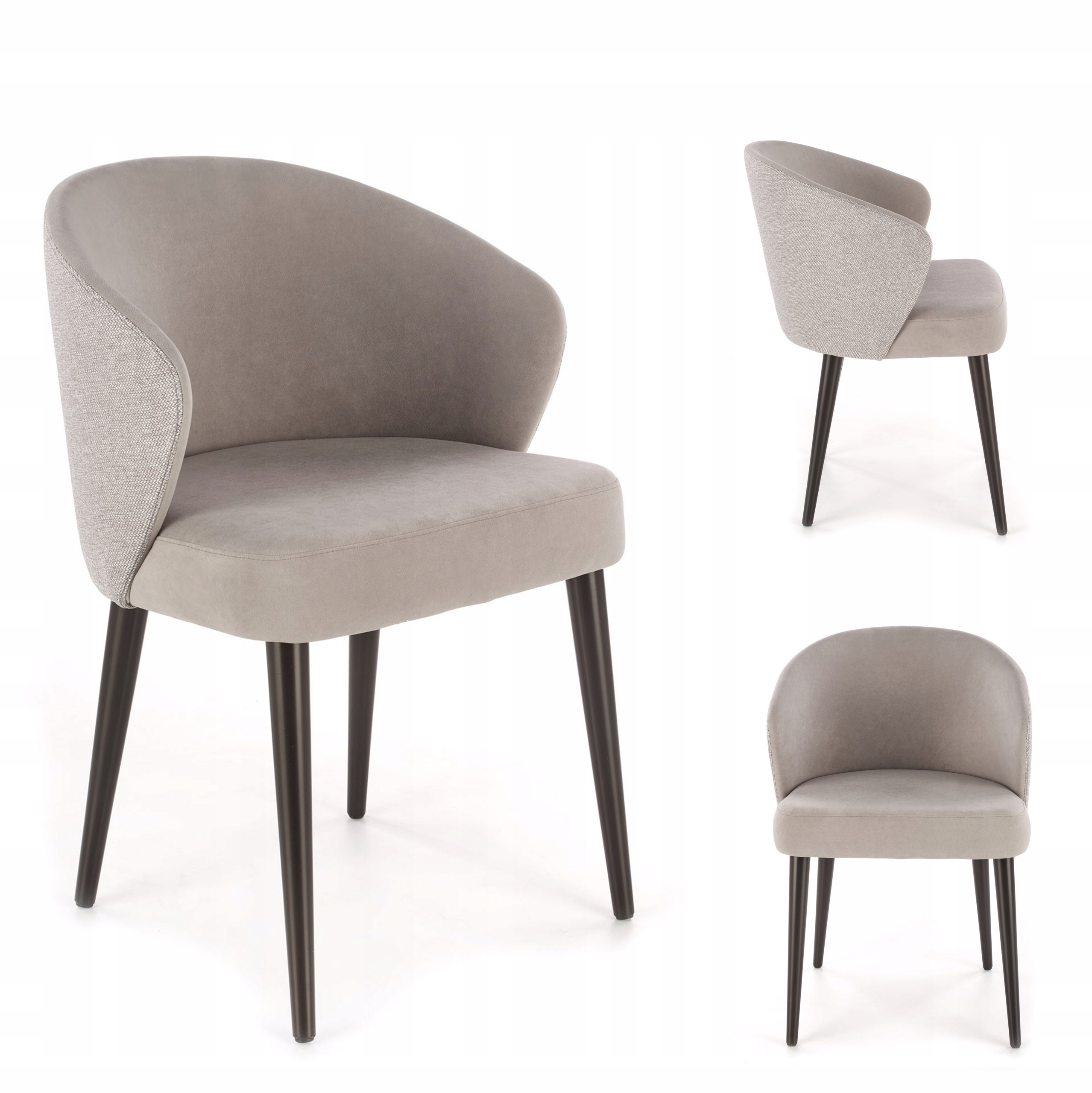 Křeslo do obývacího pokoje Kancelář Jídelna Canelli 5 Pružin V Sedadle šedé