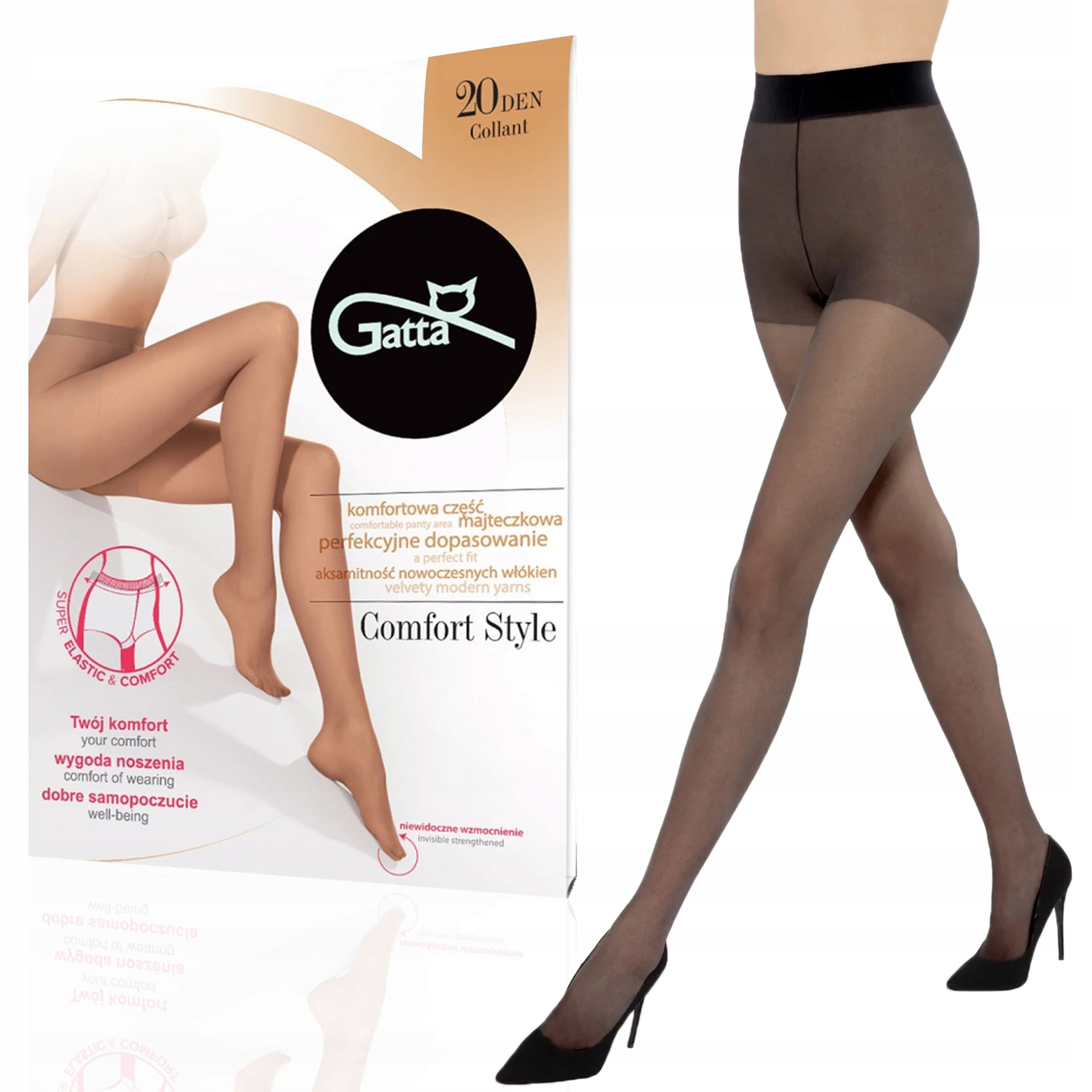 

Gatta rajstopy Comfort Style, 20 den, nero, 2-S