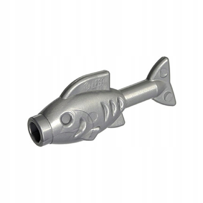 Nowa LEGO Zwierzę RYBA RYBKA FLAT SILVER 64648